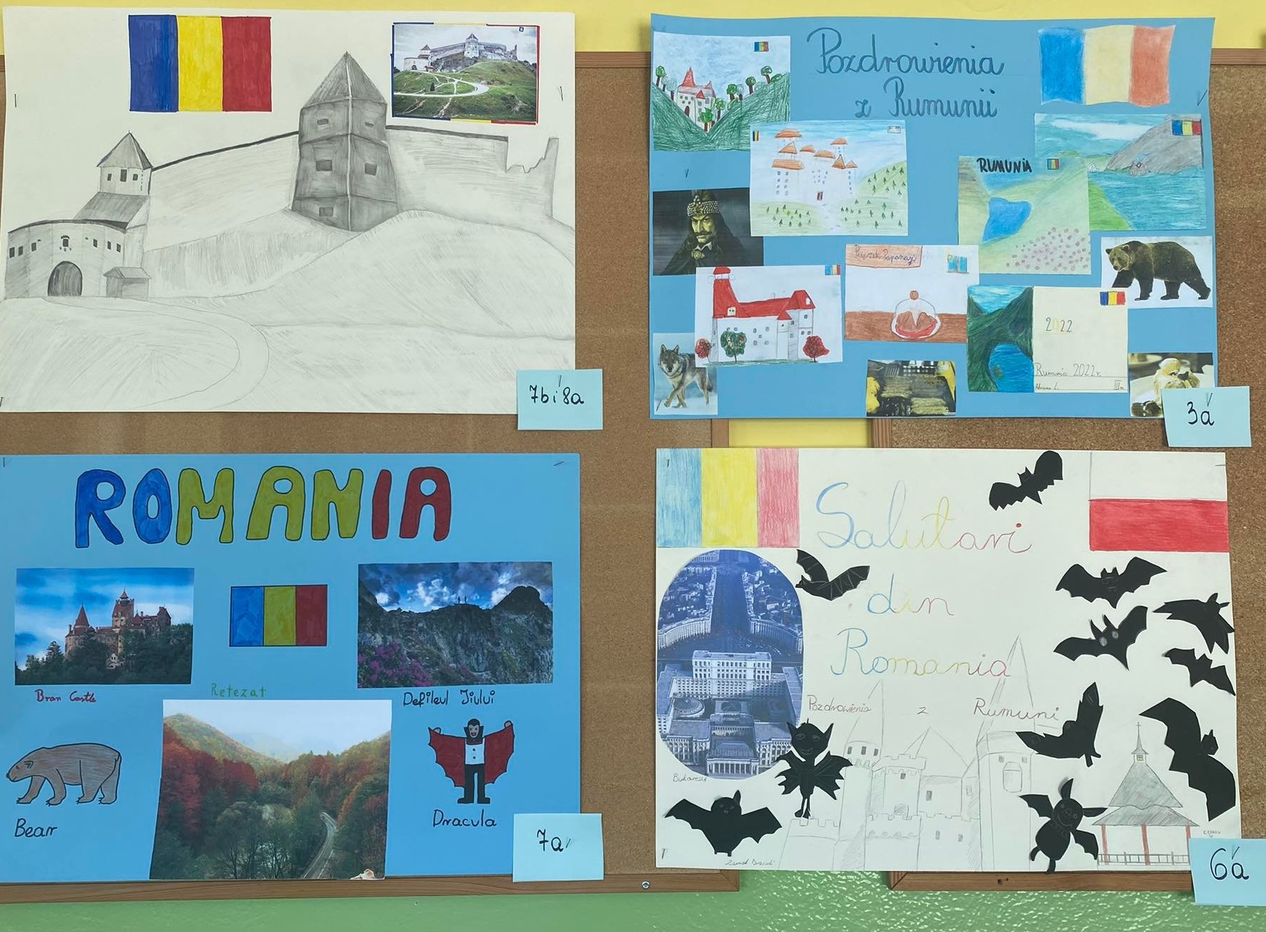 Wyniki konkursu plastycznego “Pocztówka z Rumunii”