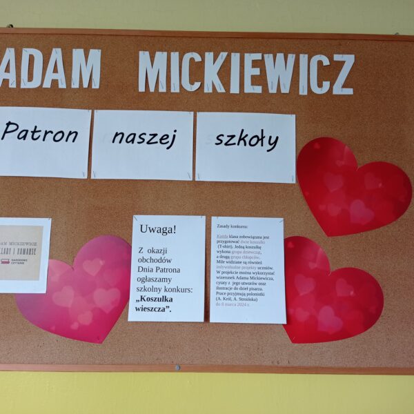 Adam Mickiewicz- patron naszej szkoły